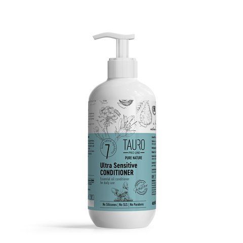 Кондиціонер для собак та котів з чутливою шкірою Tauro Pro Line Pure Nature Ultra Sensitive 100мл (РОЗЛИВ) 00139 фото