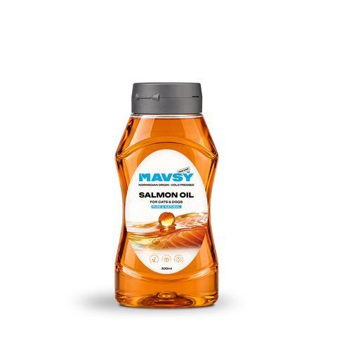 Salmon oil 300 ml bottle / Mavsy - Лососева олія 300 мл (пляшка) 00177 фото
