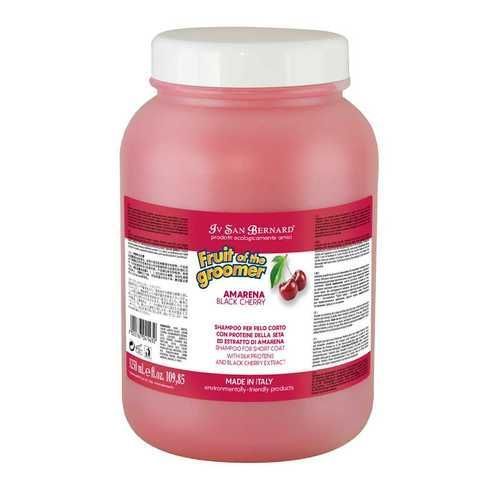 Шампунь Iv San Bernard Black Cherry для короткої шерсті, з протеїнами шовку та чорною вишнею, 100мл (РОЗЛИВ) 00002 фото